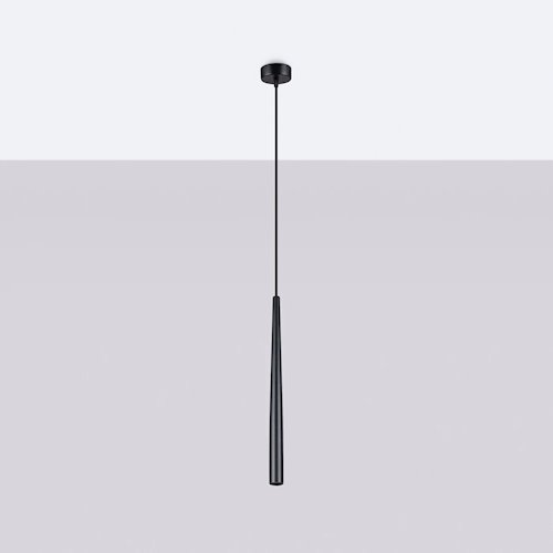 Lampa wisząca pojedyncza Bliss 1xG9 czarna