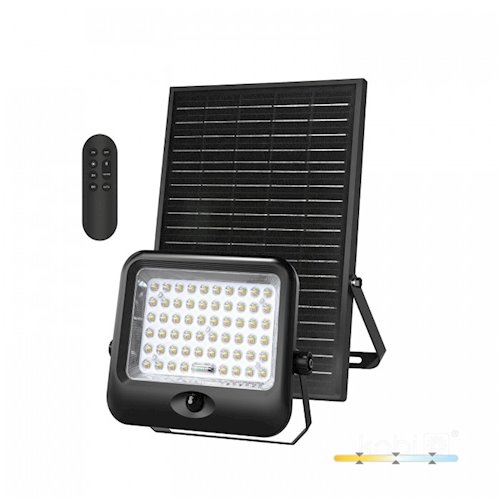 Naświetlacz LED solarny Premium 35W 4600lm 3CCT z pilotem