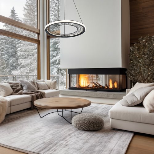 Lampa wisząca okrągła 61cm NEST 43W 4000K