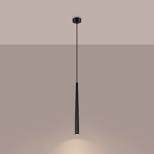 Lampa wisząca pojedyncza Bliss 1xG9 czarna