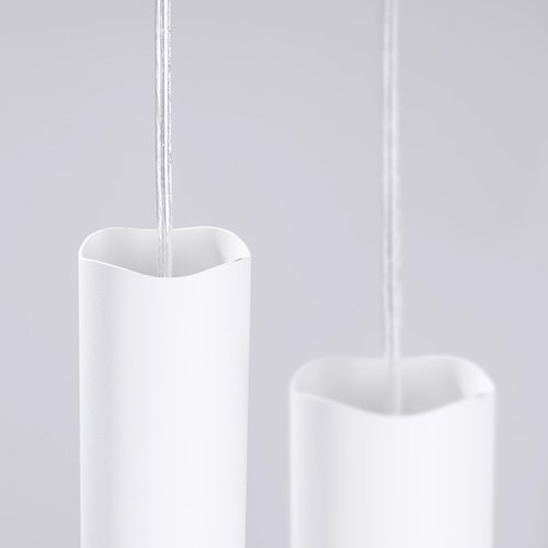 Lampa wisząca potrójna Liro 3xGU10 okrągła biała