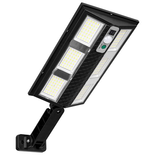 Lampa uliczna solarna Slim 500lm 6500K z czujnikiem i pilotem