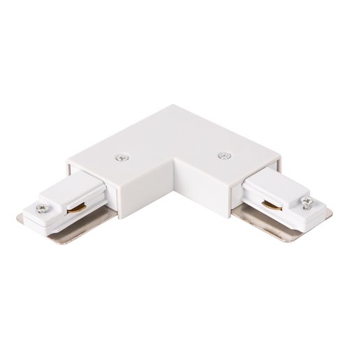 Łącznik do szynoprzewodu 1-faza biały kątowy z zasilaniem PROF.