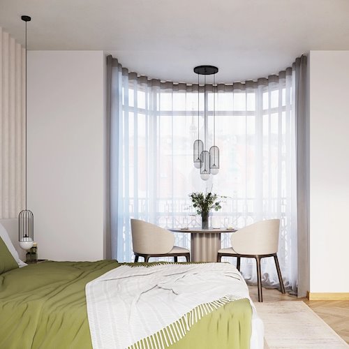 Lampa wisząca potrójna Brina listwa 3xG9 czarna