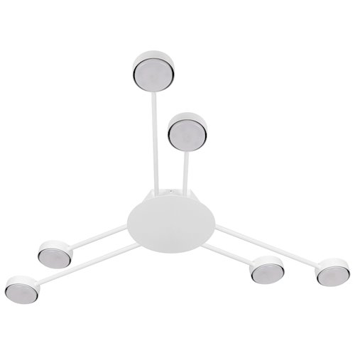 Żyrandol sufitowy Vecto 6xGX53 geometryczny biały