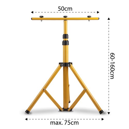 Naświetlacz LED na statywie 2x30W 5500K 1,6m