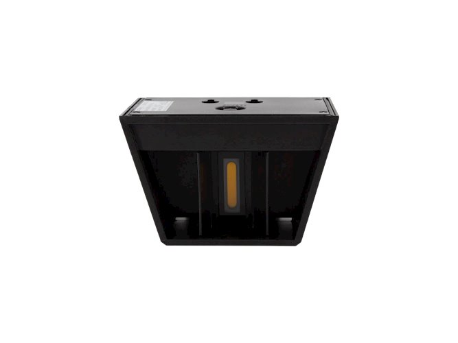 Kinkiet LED solarny góra-dół CUBE IP54 50lm 3000K czarny