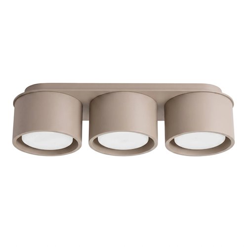 Lampa sufitowa potrójna tuba Modo 3xGx53 taupe