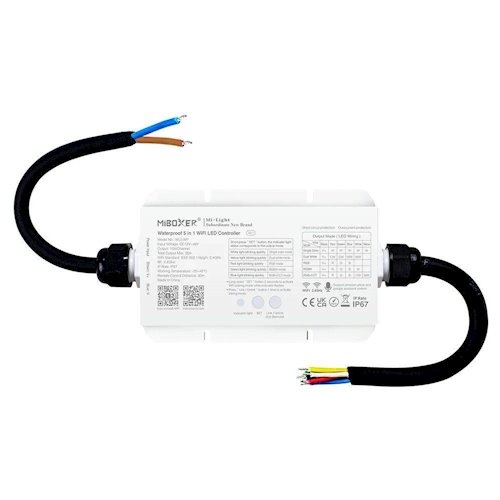 Mi-Light WL5-WP sterownik LED Wi-Fi IP67 5w1 12V-48V 20A