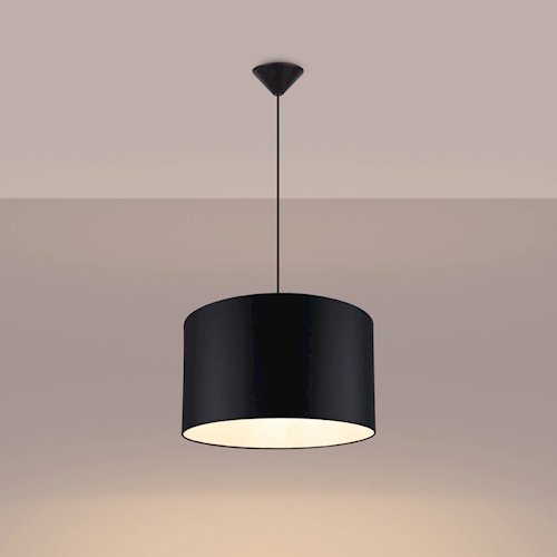Lampa wisząca minimalistyczna Nova 40cm 1xE27 czarna