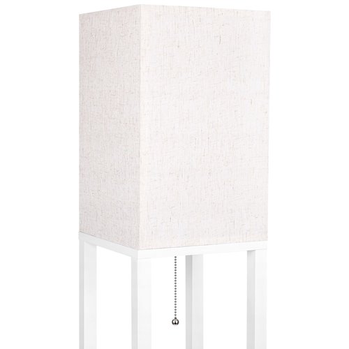 Lampa stojąca Square 1xE27 160cm biała