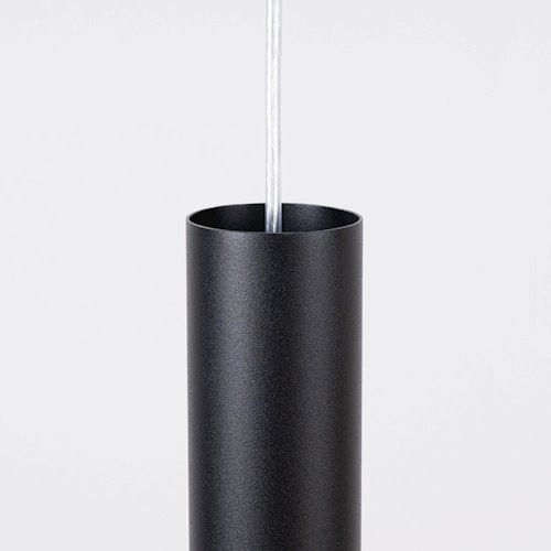 Lampa wisząca podwójna Lagos 2xGU10 okrągła czarna