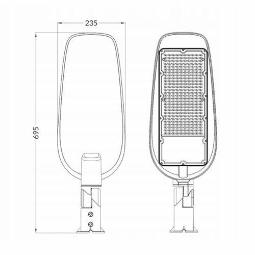 Lampa Uliczna LED 200W City Line 22000lm 6500K