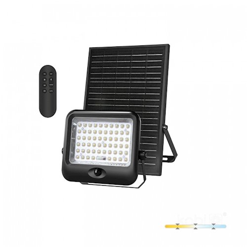 Naświetlacz LED solarny Premium 20W 2500lm 3CCT z pilotem