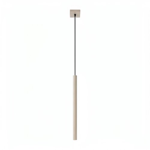 Lampa wisząca pojedyncza tuba Pastelo 1xG9 taupe