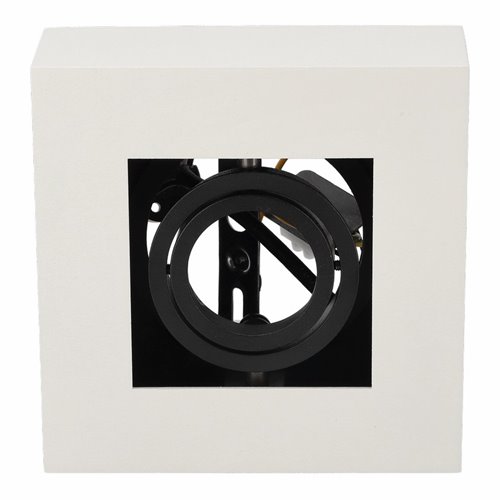 Spot sufitowy natynkowy OSMIN 1xGU10 kwadrat biały