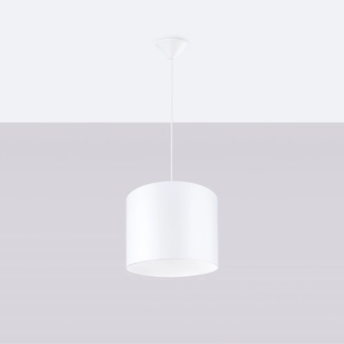 Lampa wisząca minimalistyczna Nova 30cm 1xE27 biała