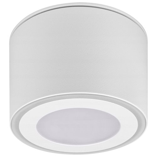 Oprawa natynkowa Tuba GX53 IP54 akryl biała 82x60mm