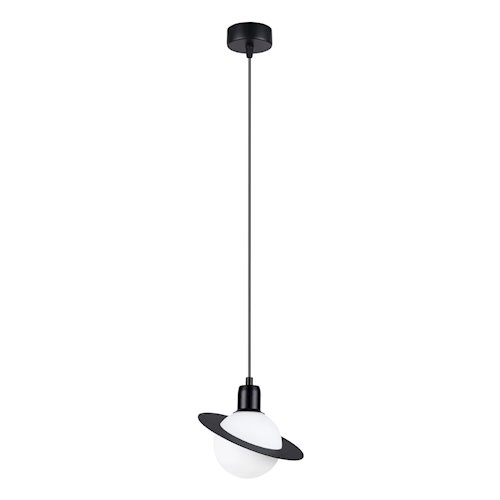 Lampa wisząca nowoczesna kula Hyperion 1xG9 czarna