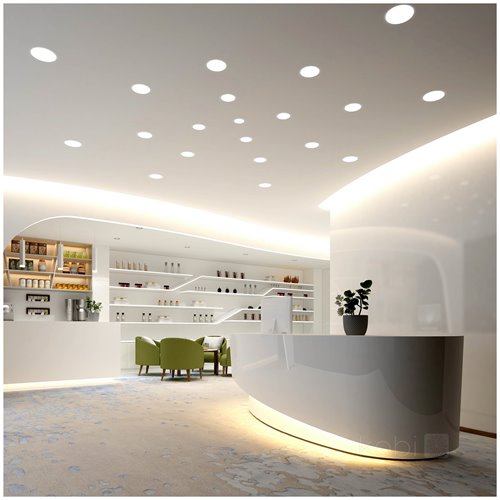 Panel LED okrągły IP44 podtynkowy NEXEYE 20W 2400lm 3CCT