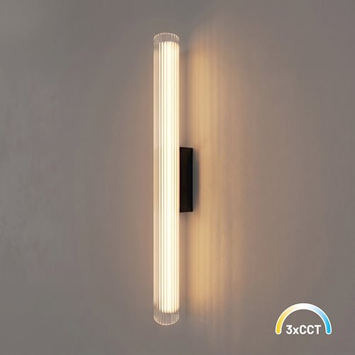 Kinkiet ścienny liniowy LED 11W 3CCT 60cm akryl czarny
