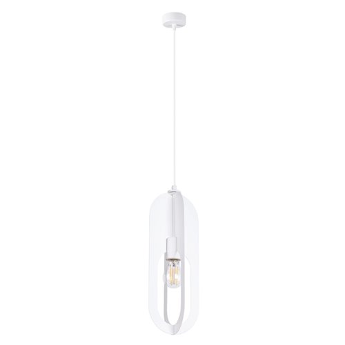 Lampa wisząca nowoczesna Nicus 1xE27 biała