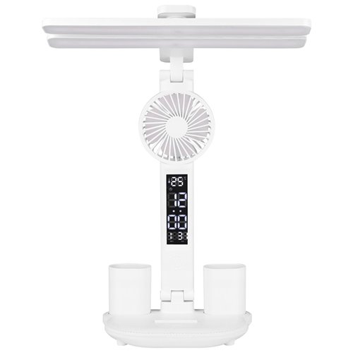 Lampka biurkowa LED Winter 7W CCT biała z wentylatorem