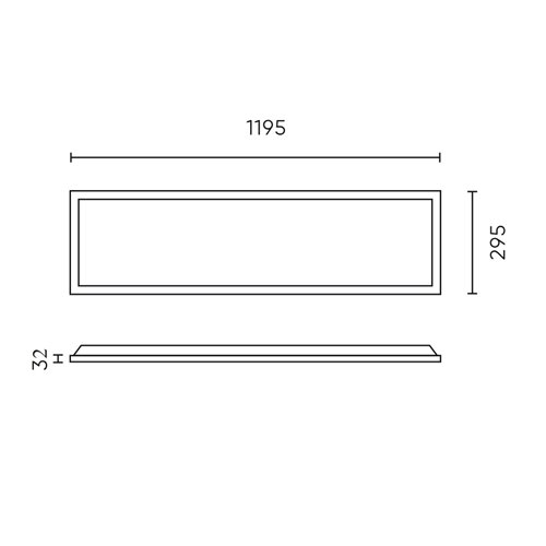 Panel LED 120x30 Prime UGR19 28W-40W 3CCT 4800lm