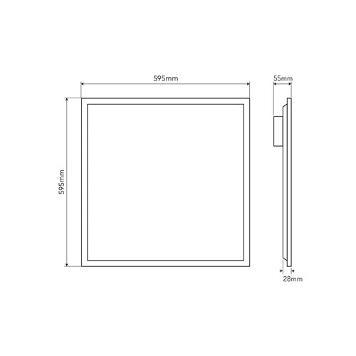 Panel LED 60x60 Dali Backlit Prime 40W 4800lm 4000K