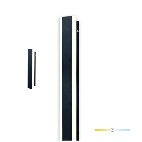 Kinkiet elewacyjny LED Mirana Ambient 8W 30cm 4000K czarny