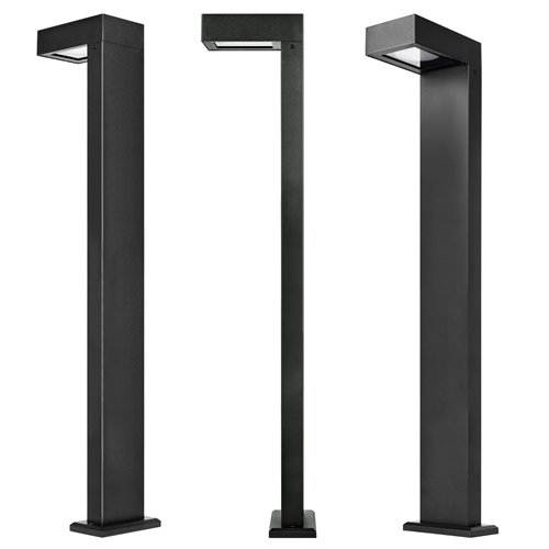 Słupek ogrodowy 60cm Hebin 1xGX53 czarny