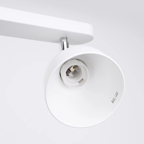 Lampa sufitowa z reflektorami Elba 2xE27 biała