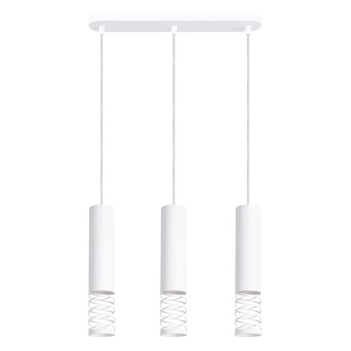 Lampa wisząca potrójna Lami 3L 3xGU10 listwa biała