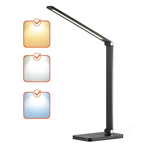 Lampka biurkowa LED Noblite Q 7W CCT czarna