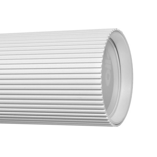 Lampa wisząca 3xGU10 ryflowane tuby - biała
