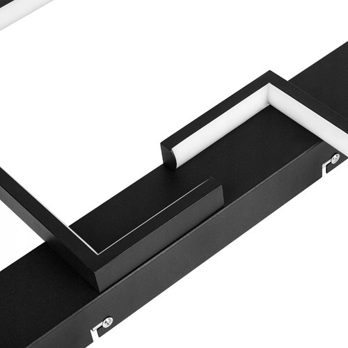 Żyrandol sufitowy LED Batten 29W czarny CCT DIP