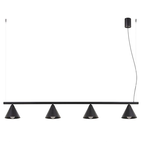 Lampa wisząca Nox 4-punktowa 4xE14 czarna