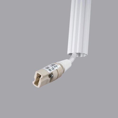 Lampa wisząca cienka tuba Arche 1xG9 biała
