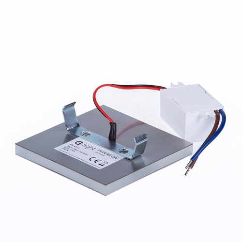 Oprawa schodowa 230V PEPERS srebrna Neutralna 4000K