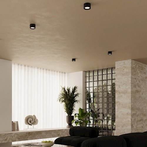 Lampa sufitowa podwójna tuba Modo 2xGx53 czarna