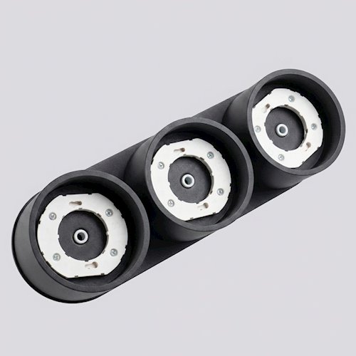 Lampa sufitowa potrójna tuba Modo 3xGx53 czarna