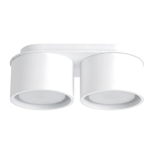 Lampa sufitowa podwójna tuba Modo 2xGx53 biała