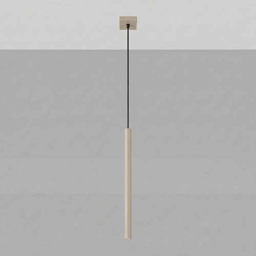 Lampa wisząca pojedyncza tuba Pastelo 1xG9 taupe