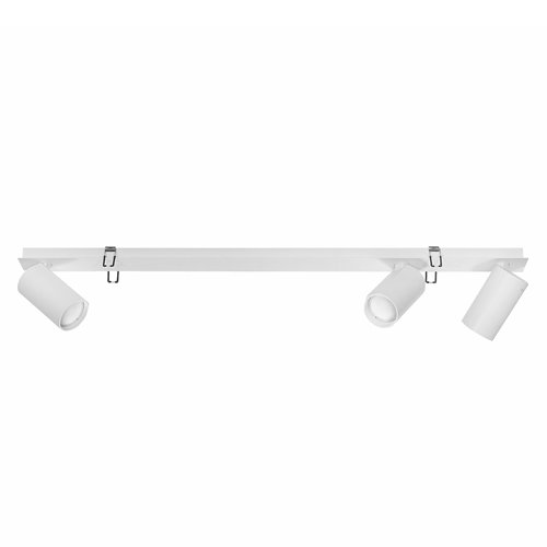 Lampa wpuszczana 75cm z reflektorami SpotLine 2+1 GU10 biała