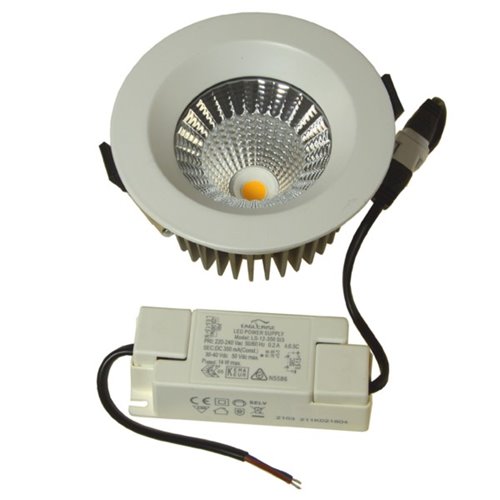 Lampa LED Downlight IP65 Davels 15W 1500lm 4000K biała