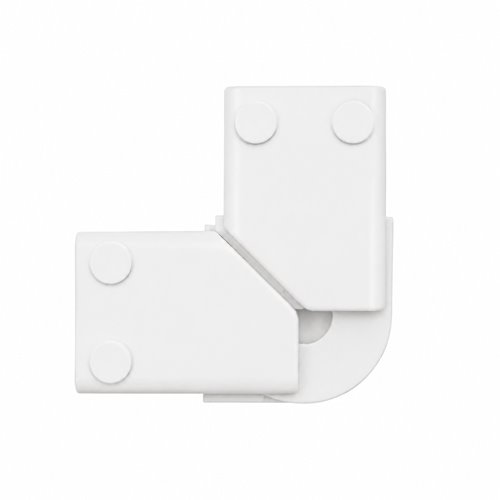 Łącznik kątowy biały do szyn magnetycznych Slim Light