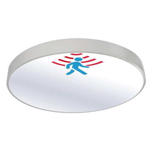 Panel LED okrągły 40W 40cm z czujnikiem PIR 4000K