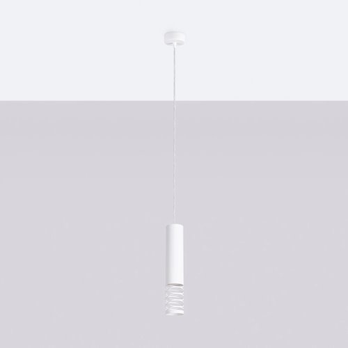 Lampa wisząca Tuba Lami 1xGU10 biała