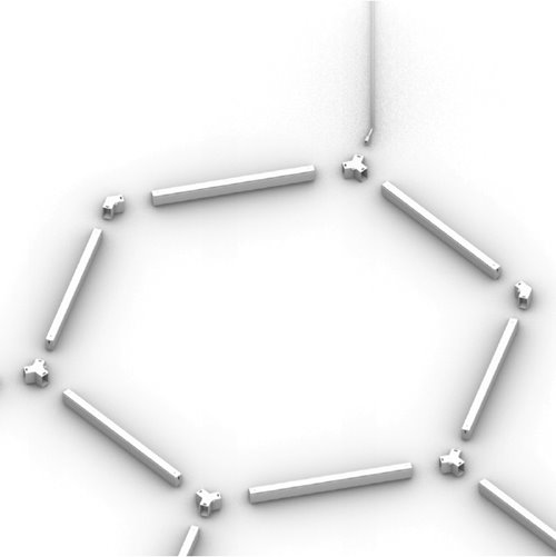 Moduł LED Hexagon S 8W CRI90 44cm biały 6500K