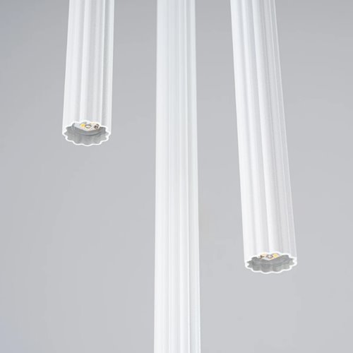 Lampa wisząca potrójna Arche okrągła 3xG9 biała